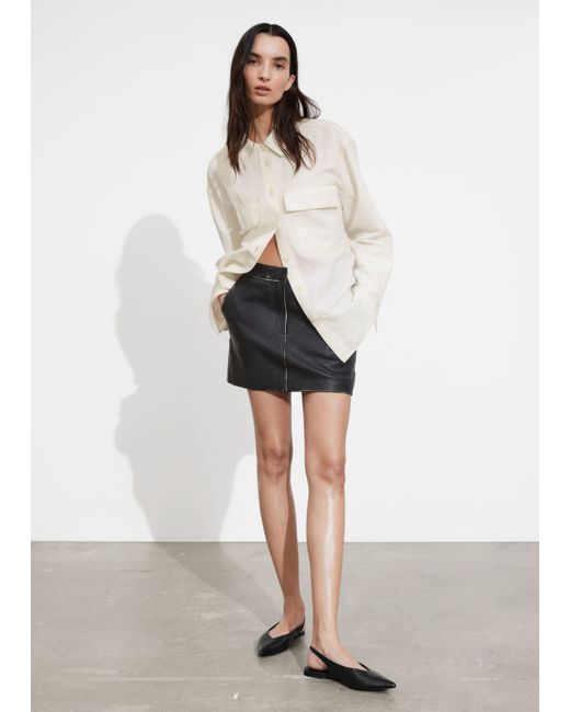 Other Stories Oversized Utility Shirt