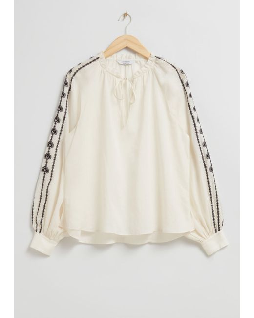 Other Stories Embroidered Blouse