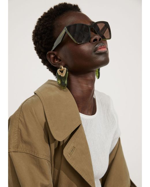 Other Stories Oversized Cat-Eye Sunglasses