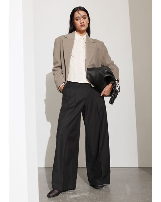 Other Stories Wide Tailored Trousers