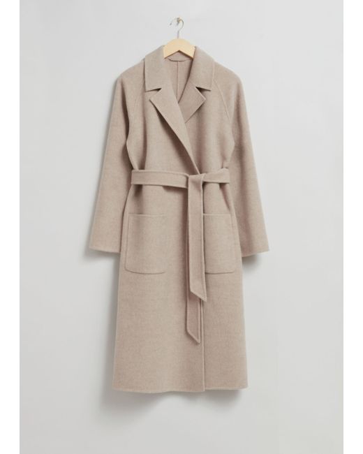 Other Stories Patch Pocket Belted Coat