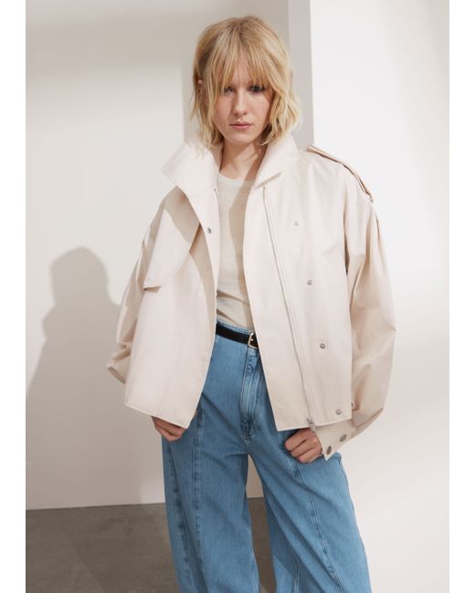 Other Stories Oversized Belted Jacket