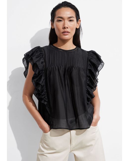Other Stories Ruffled Top