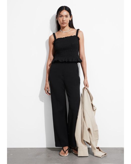 Other Stories Wide Press Crease Trousers