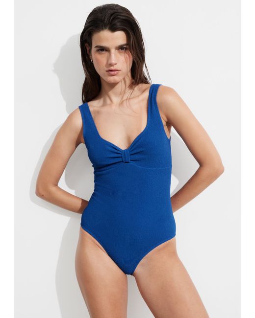 Other Stories Textured Swimsuit
