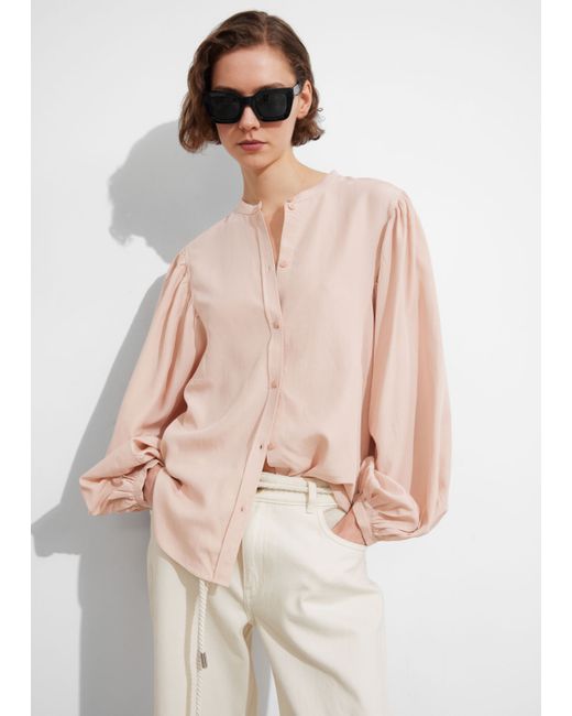 Other Stories Puff-Sleeve Blouse