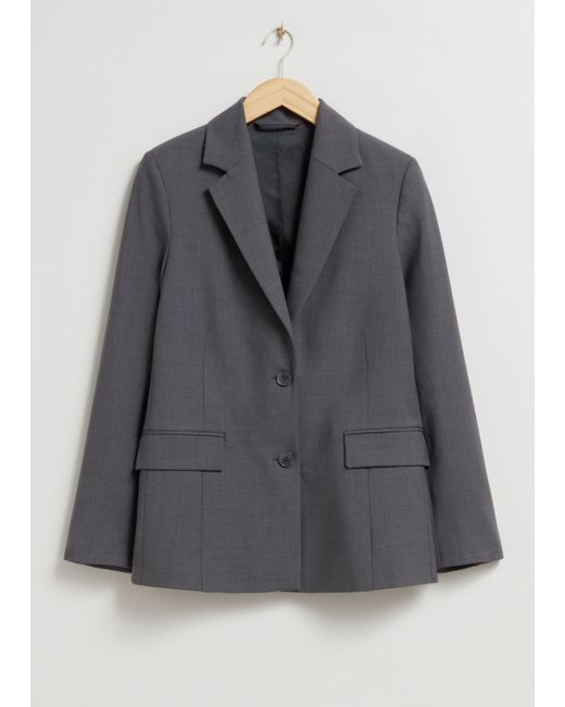 Other Stories Single-Breasted Blazer