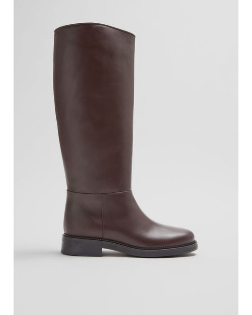 Other Stories Leather Riding Boots