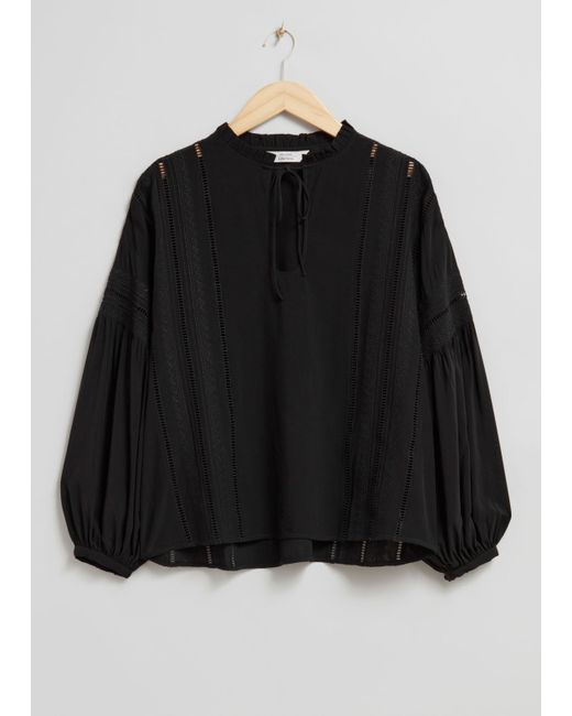 Other Stories Relaxed Embroidery Blouse