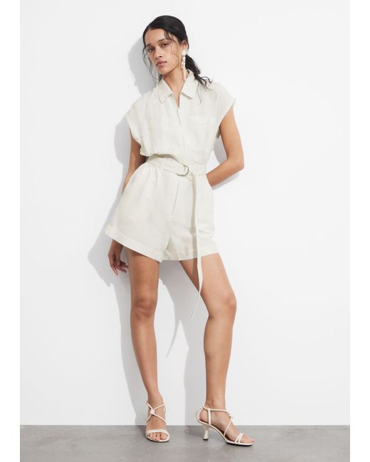 Other Stories Utility Playsuit