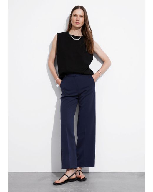Other Stories Wide Press Crease Trousers