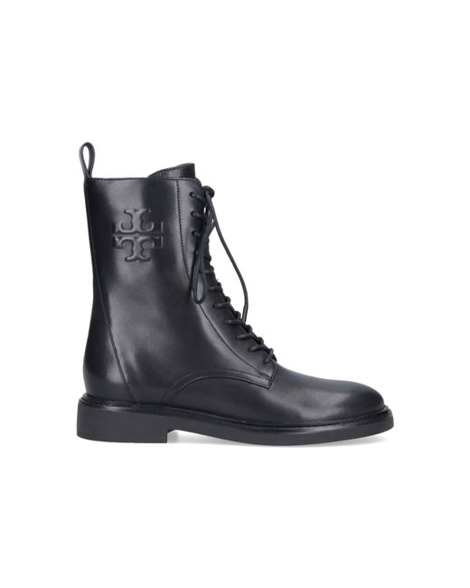 Tory Burch Double T Combat Boots