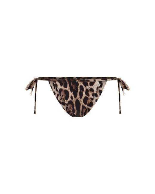 Dolce & Gabbana Animal Print Bikini Bottom