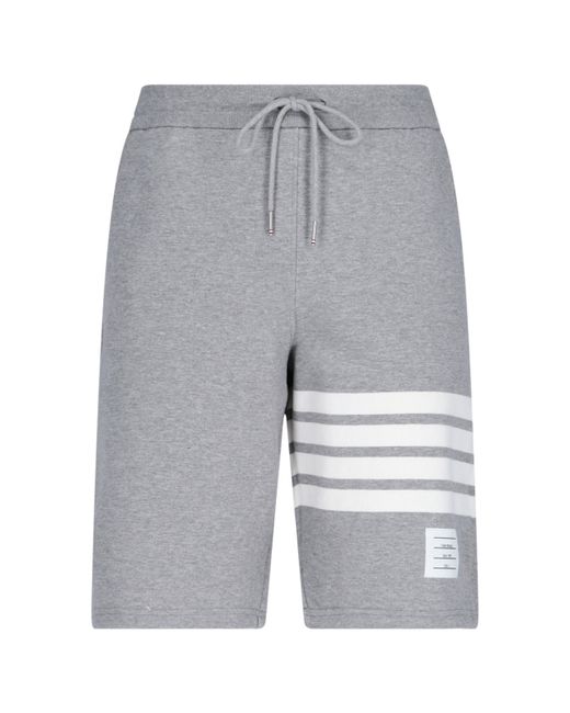 Thom Browne 4-Bar Sweat Shorts