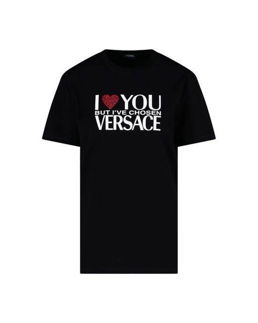 Versace T-Shirt I Love You But..