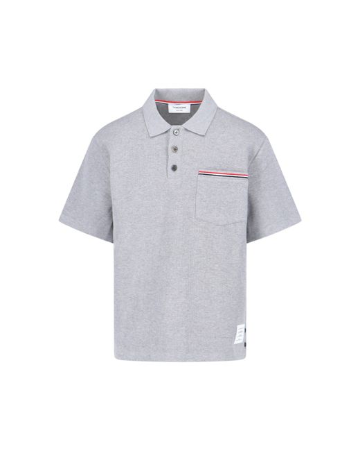 Thom Browne Pocket Detail Polo Shirt