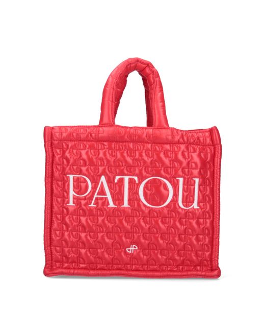 Patou Small Quilted Tote Bag