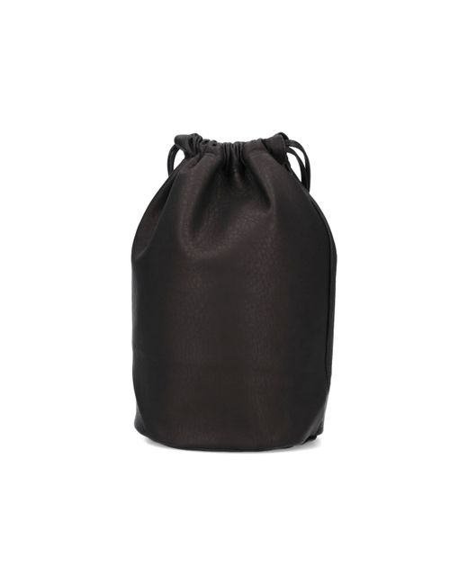 Auralee Leather Bucket Bag
