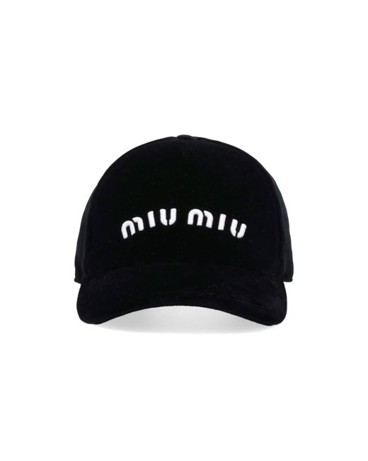 Miu Miu Logo Baseball Cap