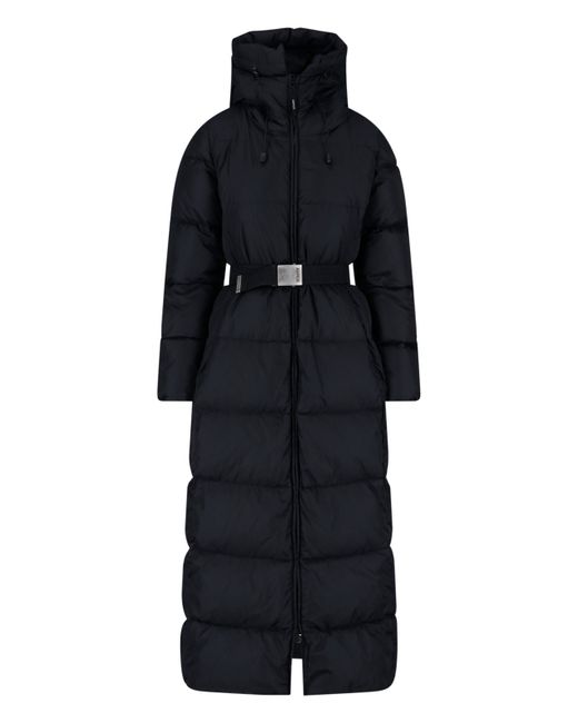 Aspesi Long Quilted Down Jacket