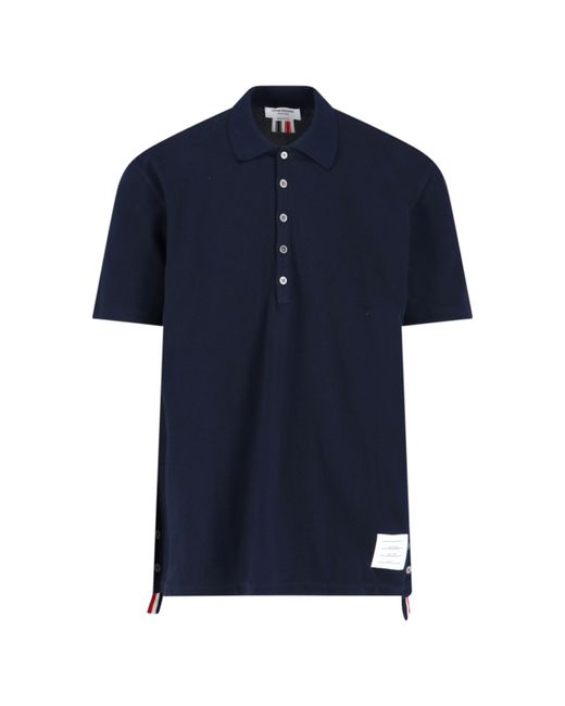 Thom Browne Tricolor Back Detail Polo
