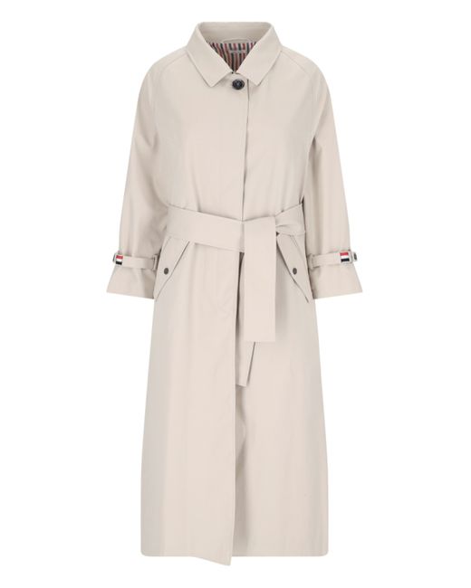 Thom Browne Single-Breasted Trench Coat