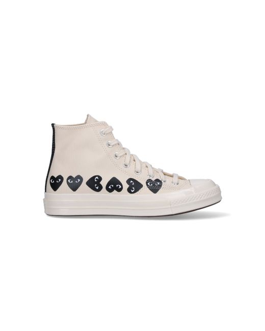 Comme Des Garçons Play Converse Multi Heart Chuck 70 Sneakers
