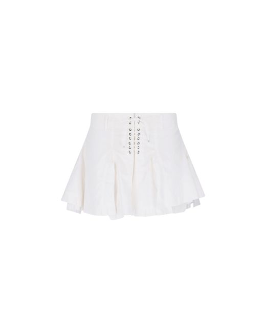 Ludovic De Saint Sernin Pleated Mini Skirt