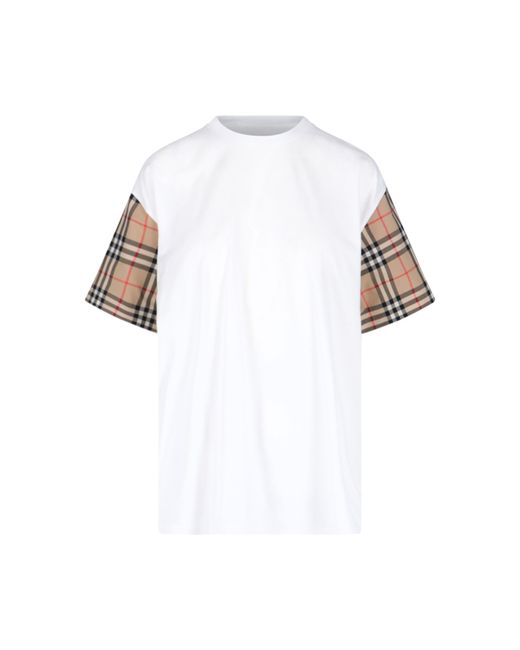 Burberry Vintage Check Sleeved T-Shirt