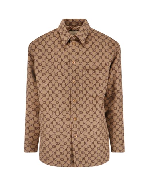 Gucci Gg Padded Shirt Jacket