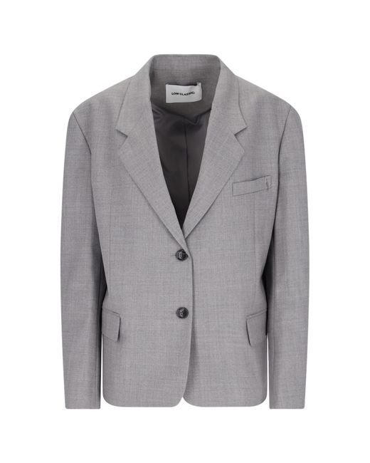 Low Classic Single-Breasted Blazer
