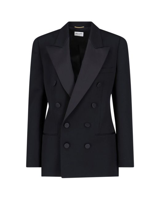 Saint Laurent Tuxedo Double-Breasted Jacket