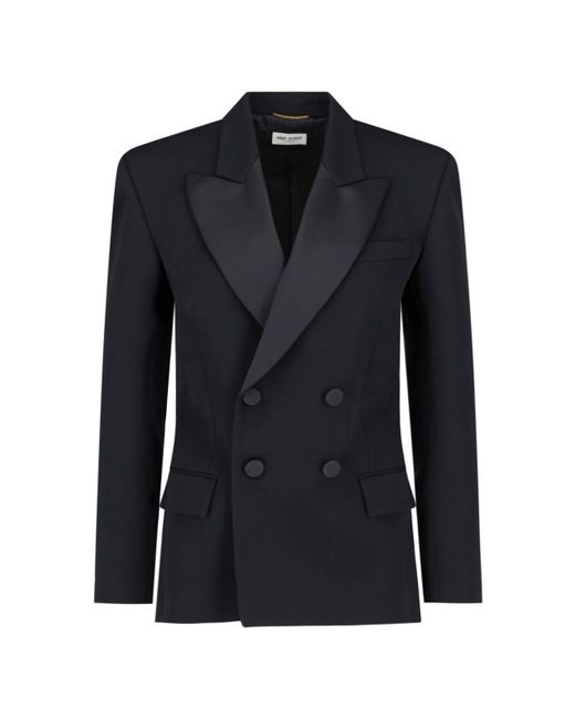 Saint Laurent Tuxedo Double-Breasted Jacket