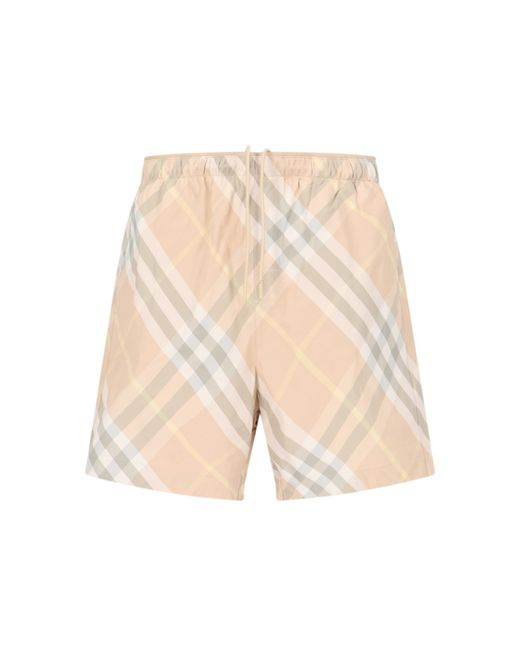 Burberry Check Swimsuit Shorts