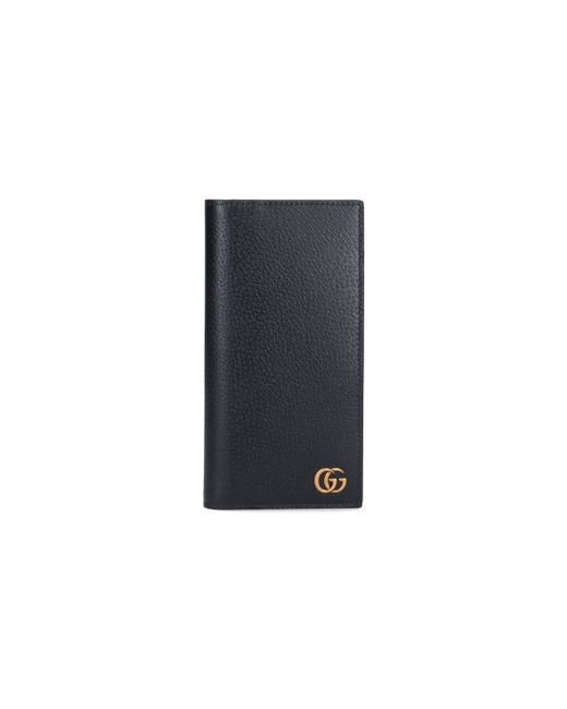 Gucci Long Bi-Fold Wallet Gg Marmont
