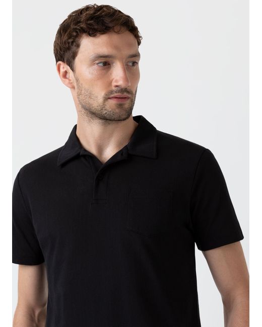 Sunspel Cotton Riviera Polo Shirt in