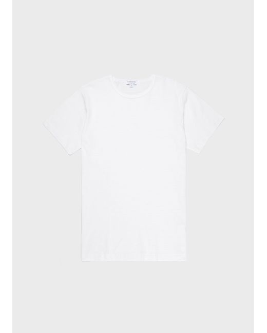 Sunspel Cellular Cotton Underwear T-shirt
