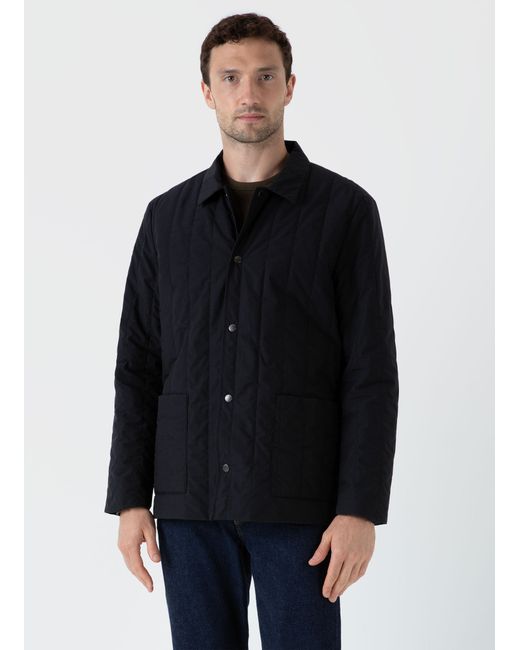Sunspel Quilted Twin Pocket Jacket