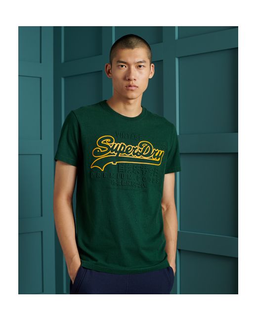 Superdry Vintage Logo Embossed T-Shirt