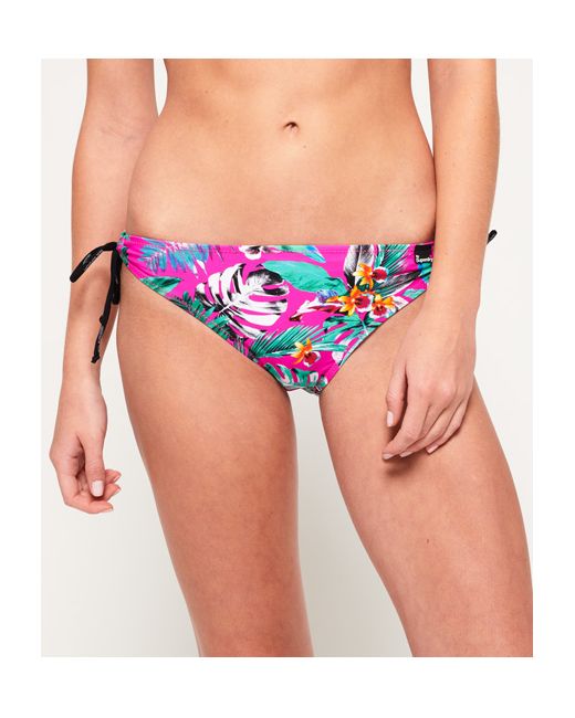 Superdry Electro Tropic Tie Bikini Bottoms