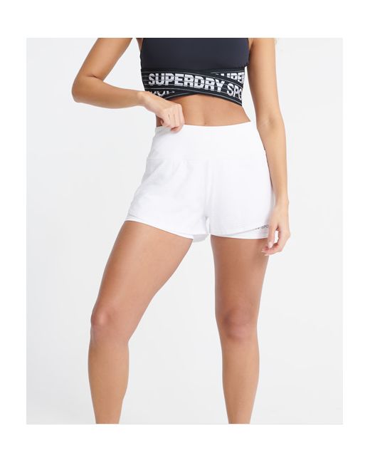 Superdry Training Lightweight Double Layer Shorts