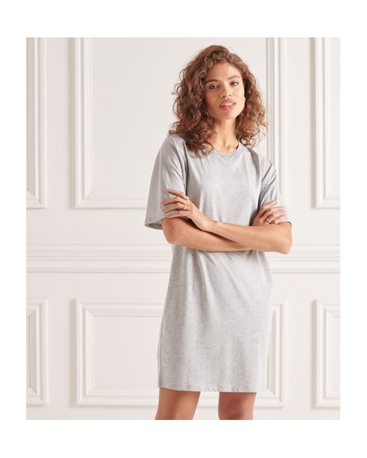 Superdry Cotton Modal T-shirt Dress
