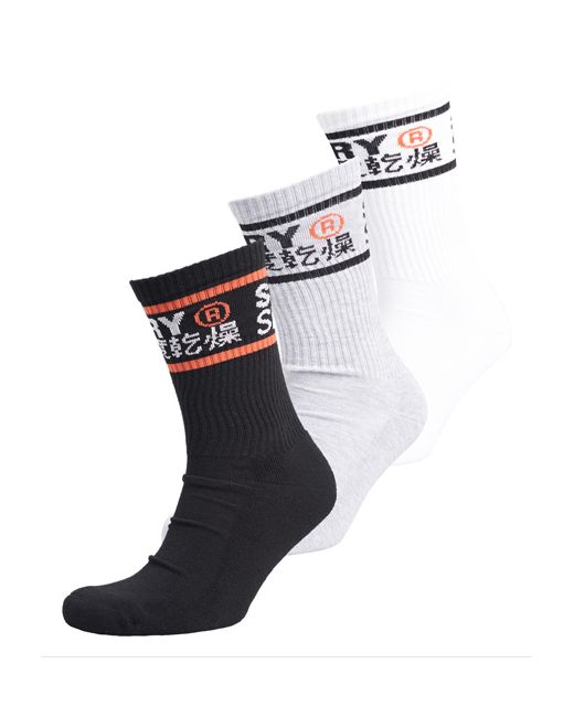 Superdry SPORT Cool Max Crew Sock 3 Pack