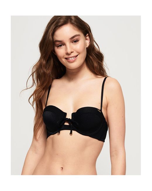 Superdry Alice Textured Cupped Bikini Top