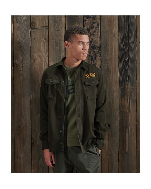 Superdry Core Military Patched Shirt