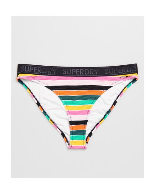 Superdry Stripe Bikini Bottoms