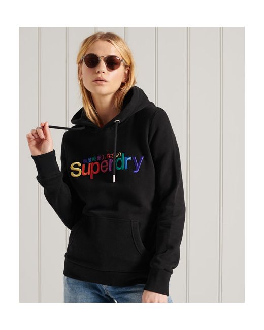 Superdry Classic Rainbow Embroidered Hoodie