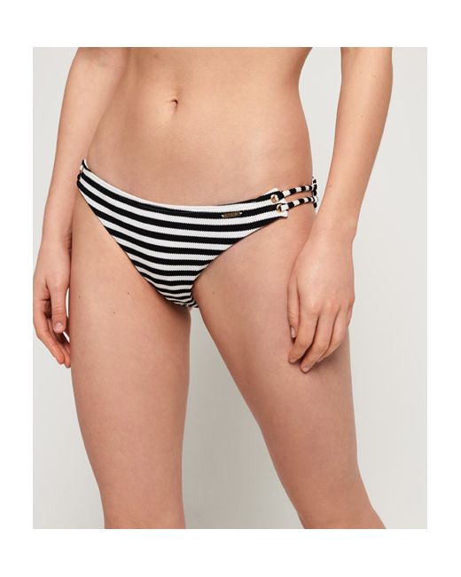 Superdry Alice Textured Cupped Bikini Bottoms