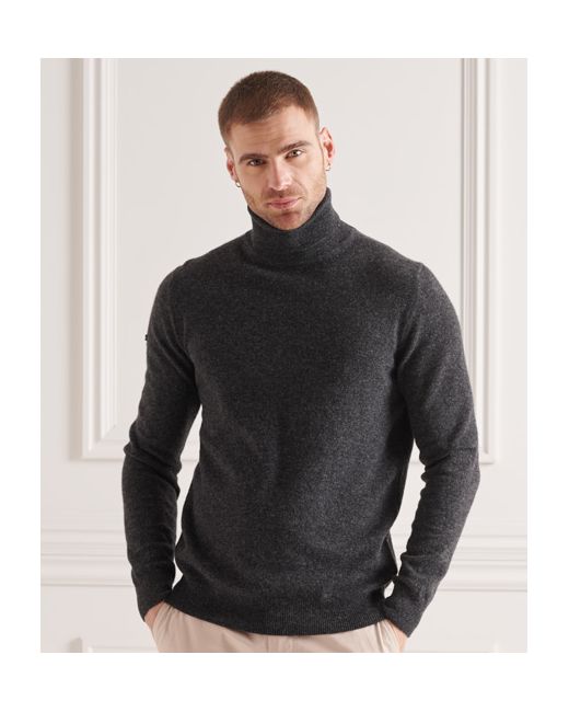 Superdry Lambswool Roll Neck Jumper