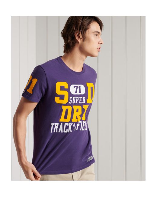 Superdry Track Field Graphic Standard Weight T-Shirt